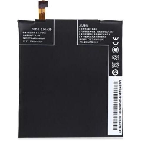 Batteria Originale 3050mah Per Xiaomi Mi3 Mi-3 Miui Bm31 Ioni Litio